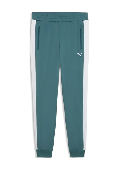 Puma T7 Knitted Pants Yeşil Kadın Eşofman Altı Mavi