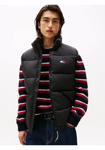 Tommy Hilfiger Tjm Vaıl Puffer Vest Erkek Siyah Yelek - Dm0dm22069 Siyah