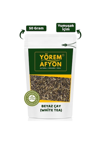 Özenle Filizleri Elle Toplanmış Güneşte Kurutulmuş %100 Doğal Beyaz Çay Camelia Sinensis 50gr.