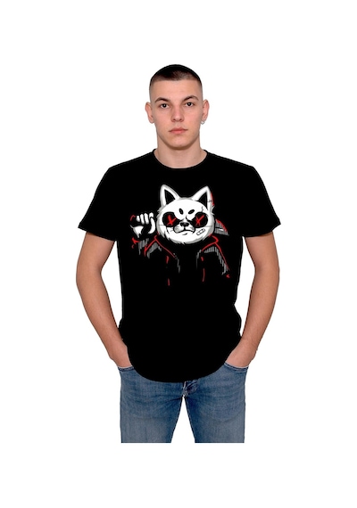 Panda Gansta Ayı Street Fight Tişört Unisex T-shirt 001