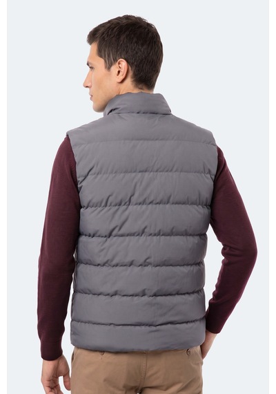 Slazenger Zane I Erkek Şişme Koyu Gri Yelek