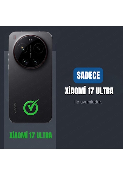 Tr Xiaomi 17 Ultra İle Uyumlu Kamera Korumalı Darbe Önleyici Ultra Slim Soft Tpu Şeffaf Silikon Kılıf Diğer