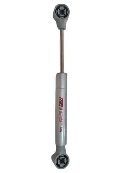 Fors Kısa Gazlı Piston 80n Mat Gümüş 15 Cm Mobilya Kapak Pistonu - 2 Adet Gri