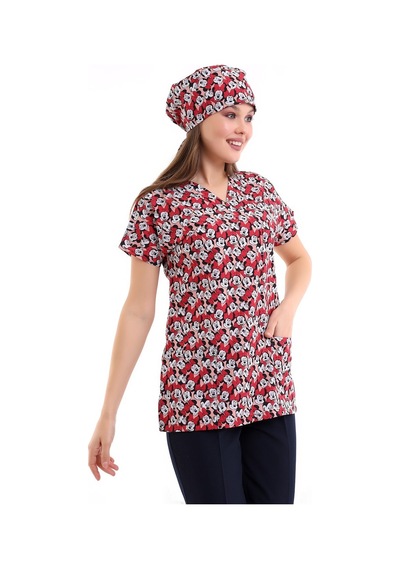 Yarasa Kol Dijital Desenli Üst - 6531 Mickey Mause-6954