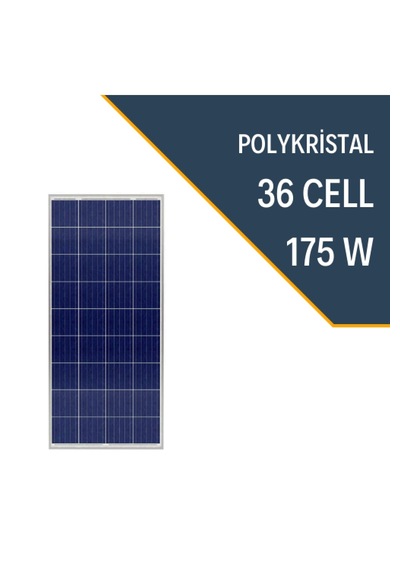 Lexron 175 Watt  Polikristal Güneş Paneli