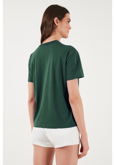 Lela Pamuklu Oversize Fit Bisiklet Yaka Bayan T Shirt 5866097 Nefti Lela Pamuklu Oversize Fit Bisiklet Yaka Bayan T Shirt 5866097 Nefti