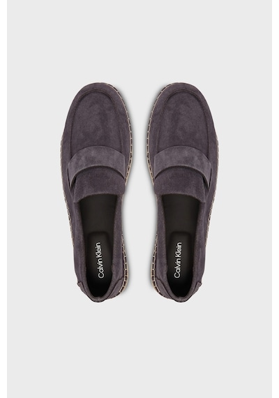 Süet Logo Detaylı Espadril Hm0hm02072ge7 Erkek Espadril Hm0hm02072 Ge7 Kahve