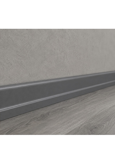 Laminant Parke Süpürgelik L Model 6cm Antrasit 227