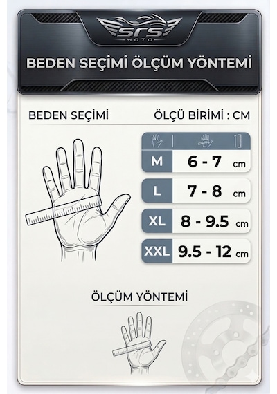 Srsmoto Profesyonel Korumalı Yarım Parmak Motosiklet Eldiveni - Yazlık Nefes Alabilir Motor Eldiveni - 891783957 Diğer