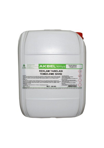 Akbel Reklam Tabelası Temizleme Kimyasalı 20 KG
