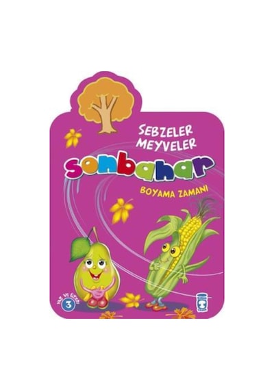 Sonbahar Boyama Zamanı - Sebzeler Meyveler