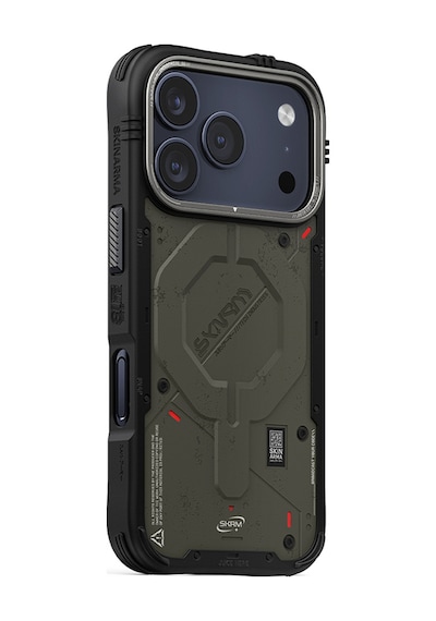 Apple Uyumlu iPhone 17 Pro Max Kılıf M-safe Şarj Özellikli Airbag Tasarımlı Skinarma Vigor Kapak Haki Haki