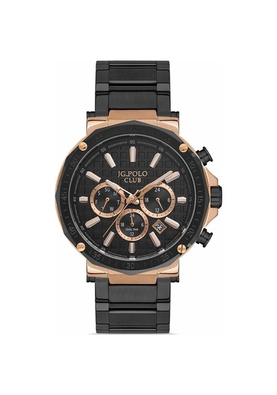 Jg.polo Clup Jpc.0822.2925m.3 Kol Saati Rose Gold  Erkek Kol Saati- Siyah