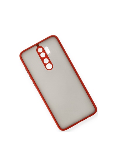 Note 8 Pro Kılıf Montreal Silikon Kapak - Kırmızı