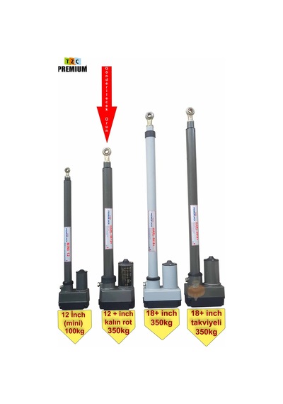 12 Inçh Çanak ve Kuluçka Kollu Motor-Tzc Premium Jack Harl-3612