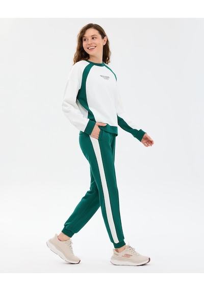 Skechers W Lw Fleece Jogger Sweatpant Kadın Haki Eşofman Altı S2610037-4222 Haki