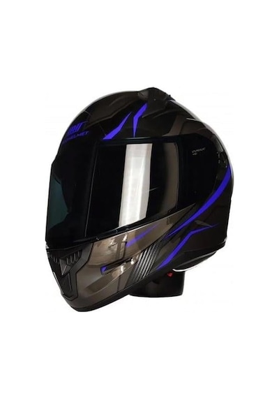 Mts Pro Helmets M-801 Snake Full Face Motosiklet Kaskı Dark Grey