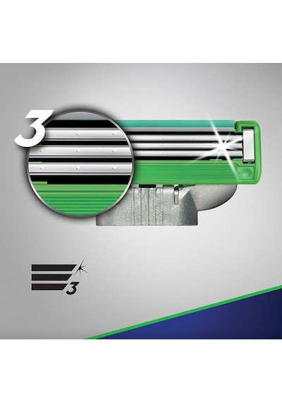 Gillette Mach3 Sensitive Yedek Başlık 4'lü