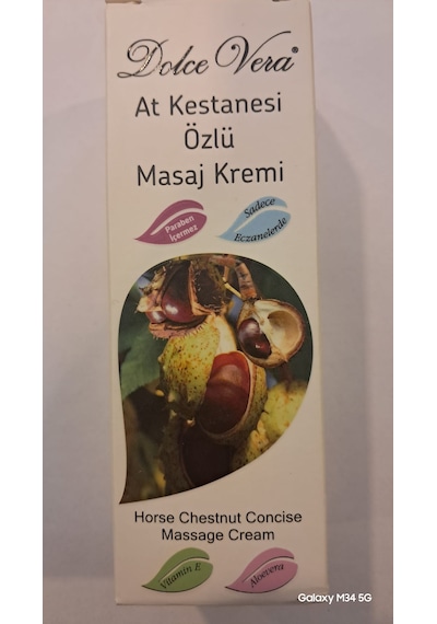 Dolce Vera At Kestanesi Özlü Masaj Kremi 150ml