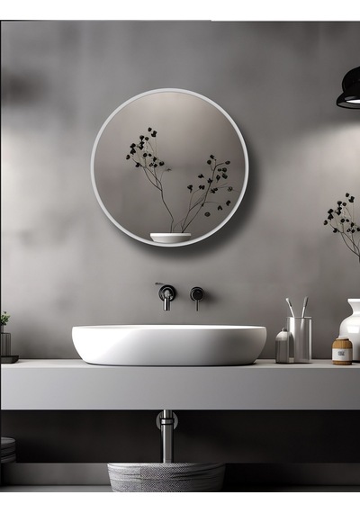 Fulya Aynalı Banyo Dolabı /Banyo Dolabı Aynalı / Lavabo Üstü Dolap / Beyaz 60Cm Beyaz