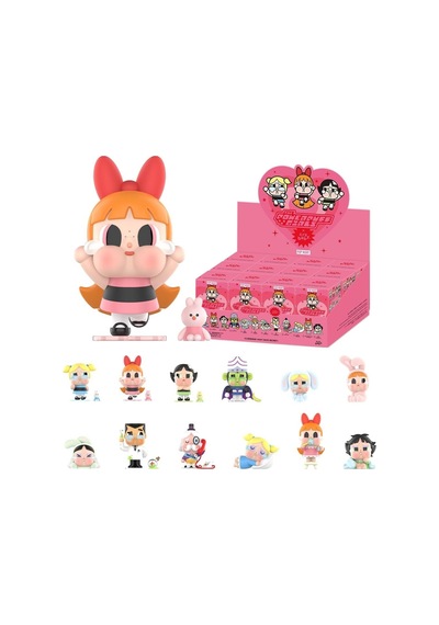 Pop Mart Crybaby Powerpuff Girls Blind Box, Rastgele Aksiyon Figürleri, Koleksiyonluk Karakter Figürü