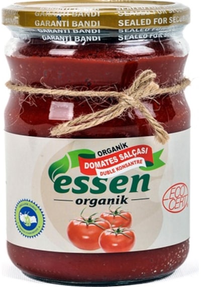 Essen Organik Domates Salçası Cam 650 G