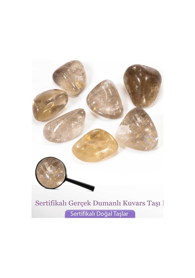 Gerçek Dumanlı Kuvars Taşı Kütle