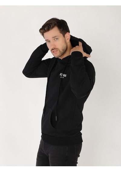 Iceberg Erkek Sweatshirt- Siyah / Icb6652-001 Siyah