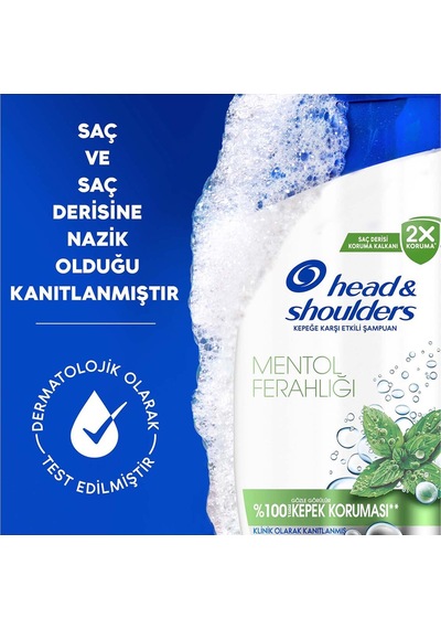 Mentol Ferahlığı Kepek Karşıtı Şampuan 250 Ml Yağlı