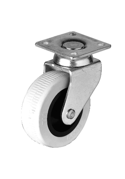 50x20 Mm Gri Tablalı Tekerlek Yük Taşıma Tekerlek 50 Mm 4 Adet Açık Gri