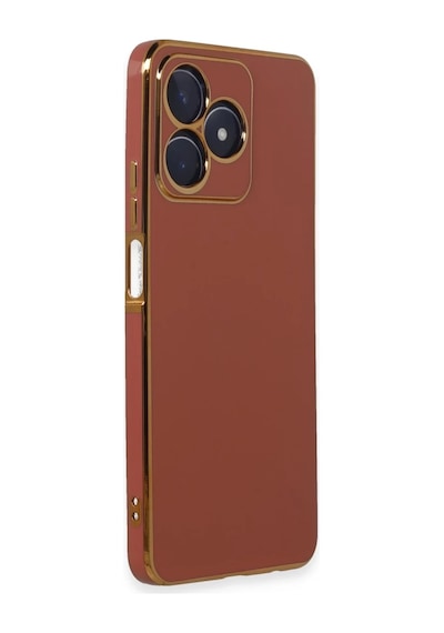 Realme C53 Uyumlu Kılıf Volet Silikon - Kırmızı