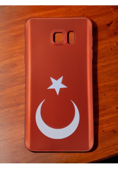Samsung Uyumlu Galaxy Note 5 Bayrak Desen Silikon Kılıf Samsung Uyumlu Galaxy Note 5 Bayrak Desen Silikon Kılıf
