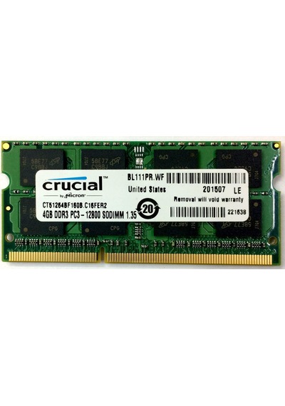 Crucial CT51264BF160B 4 GB DDR4 1600 MHz CL11 Ram