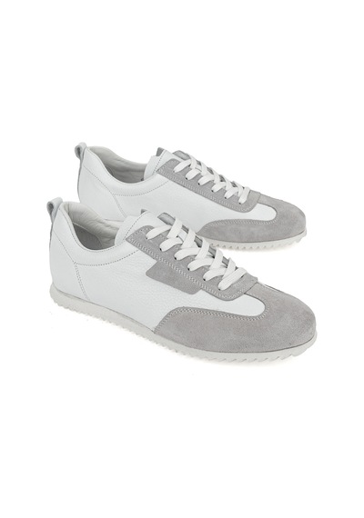 Ziya, Erkek Hakiki Deri Sneaker 1611026z441 Beyaz 1611026z441 500