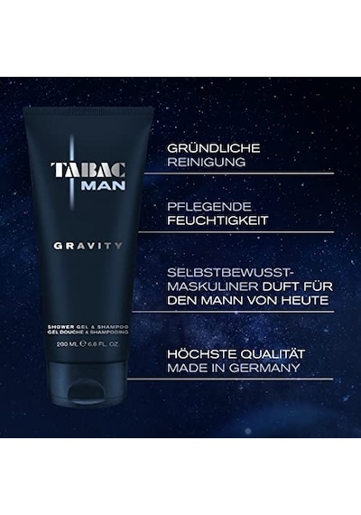 Tabac Man Gravity Shower Gel & Shampoo 200 Ml Erkek Duş Jeli Ve Şampuan Acai Üzümü