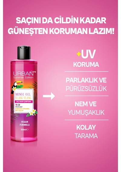 Monoi Oil & Ylang Ylang Saç Bakım Şampuanı 350 Ml X2