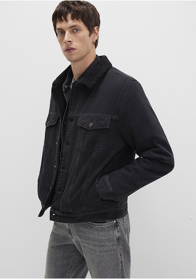 Mavi Erkek Zander Black Sherpa Classic Denim 0111214-89117 Antrasit