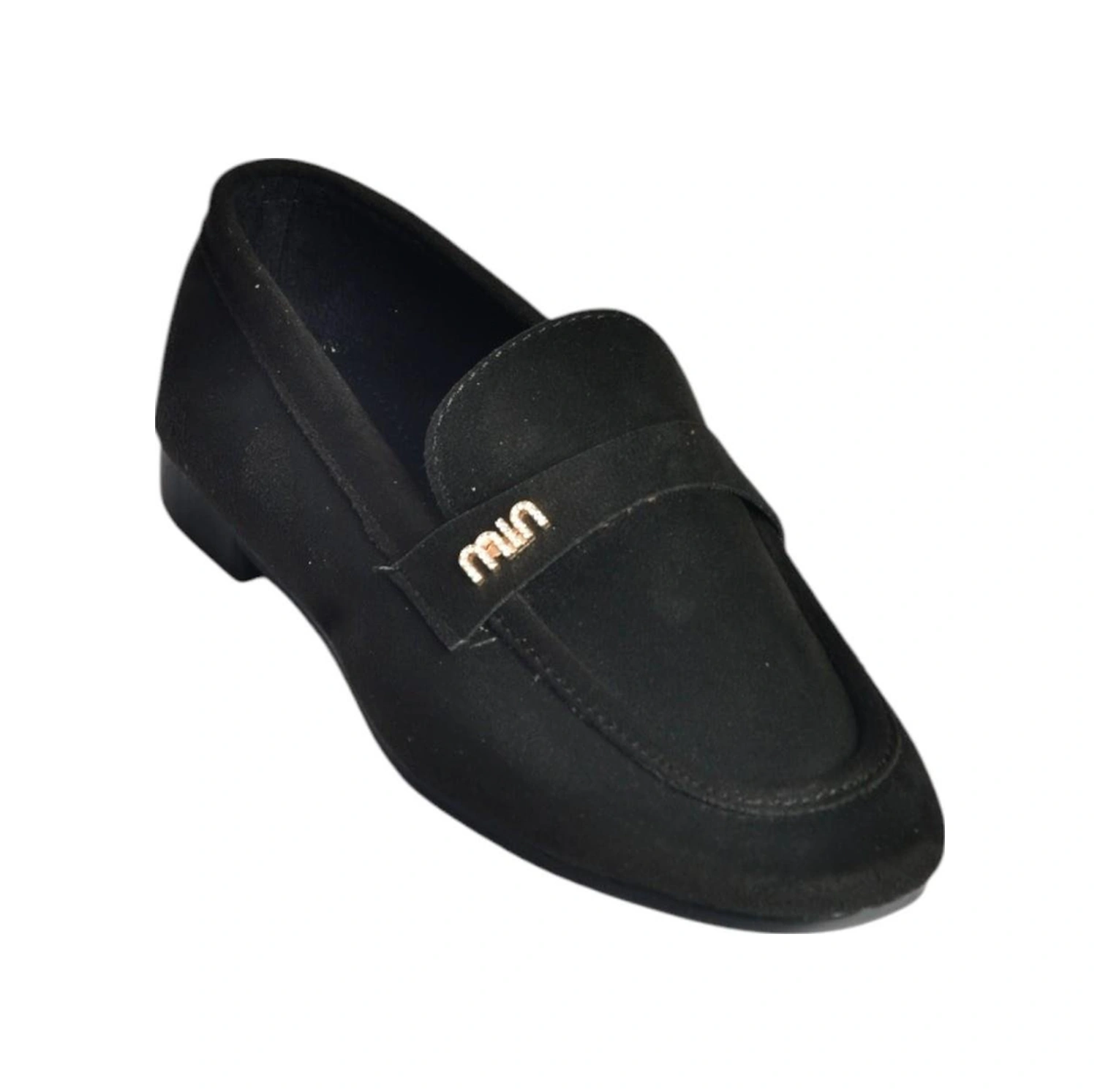 Fox Shoes V250017502 Siyah Süet Günlük Kadın Ayakkabı Siyah-süet