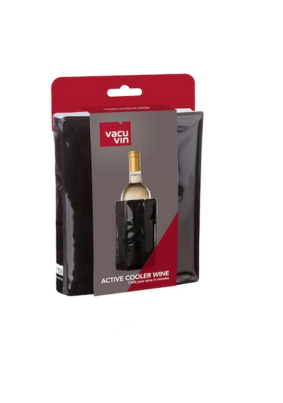 Vacu Vin Aktif Cooler Şarap Soğutucu Kılıf / Siyah Çok Renkli