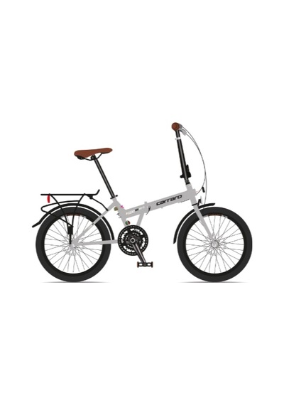 Carraro Flexi 121 D Katlanır Bisiklet Gri Siyah Gri - Siyah