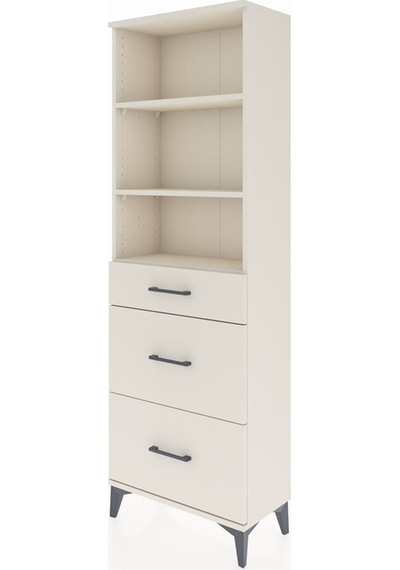 Arges Dolap 3 Raflı 3 Çekmeceli 60x30x182 Aytaşı-aytaşı Aytaşı
