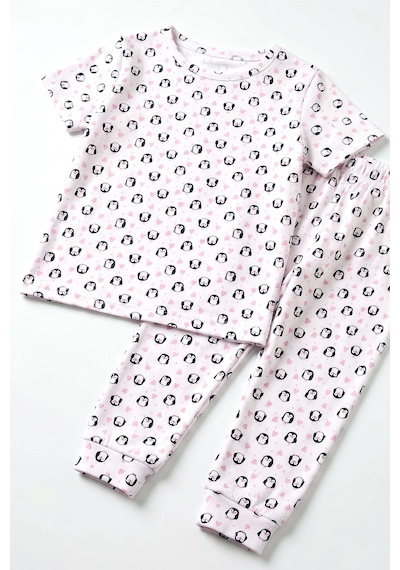 Öts Kız Çocuk Pamuklu Pijama Takımı Kısa Kol Uzun Alt Desenli Rahat Uyku Kalıbı 474001 Renkli Öts Kız Çocuk Pamuklu Pijama Takımı Kısa Kol Uzun Alt Desenli Rahat Uyku Kalıbı 474001 Renkli