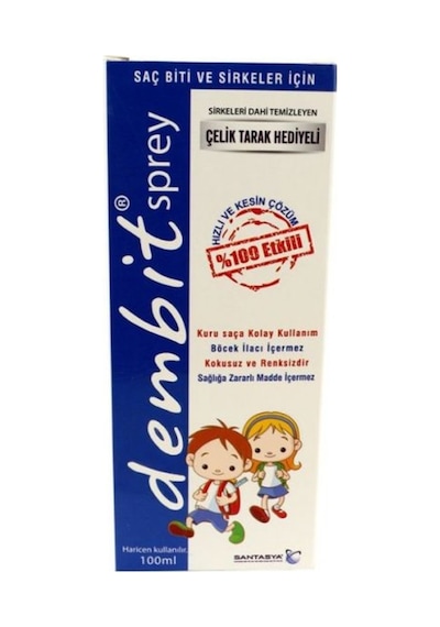 Dembit Saç Biti ve Sirkeler İçin Sprey 100 ML – Çelik Tarak Hediy