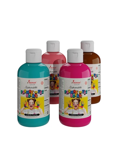Tamamlayıcı Renkler Parmak Boyası 4'lü Set 4x250 Gr Diğer