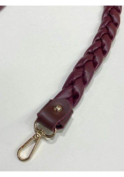 Karantuhafiye Çanta Sapı / Saç Örgü Tekli Çanta Sapı /70 Cm Bordo Bordo