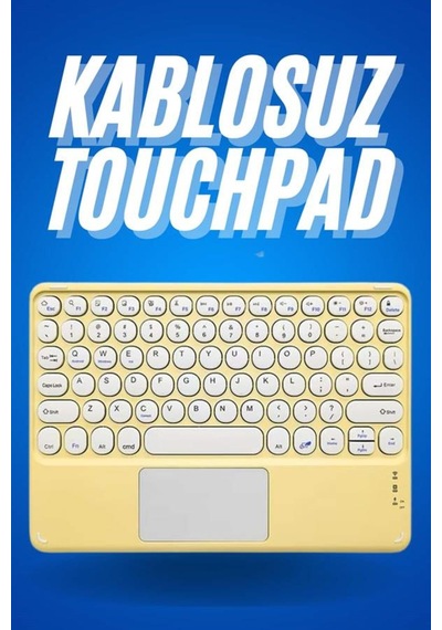 Touchpad Klavye Ultra İnce Taşınabilir Q Klavye Yeni Nesil