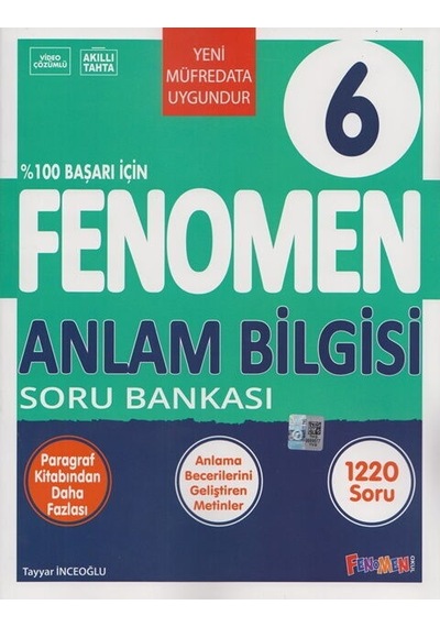 Fenomen 6. Sınıf Anlam Bilgisi Soru Bankası Fenomen Yayınları