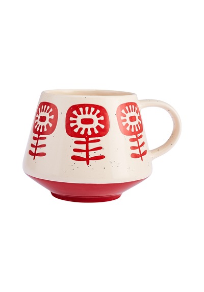 Emsan Ethnic Grass Kupa 480 ML Bordo