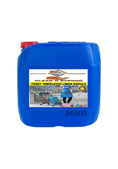 Strong&Clean Profesyonel Yüzey Temizleyici Limon Kokulu 20 KG