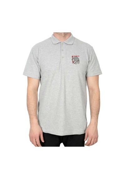 Iron Maiden Scary Zombie Polo Yaka Renkli Tişört Kırmızı